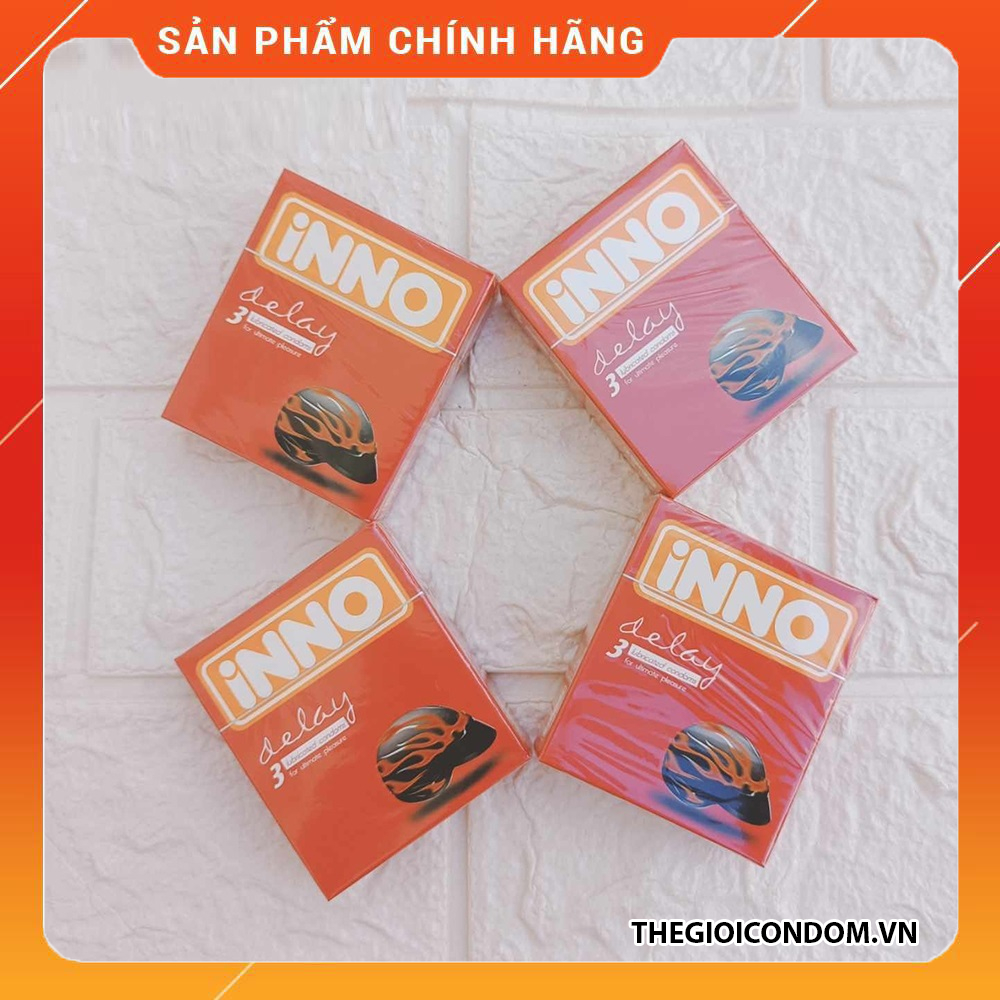 Bao Cao Su INNO Delay 3s Kéo Dài Thời Gian, Chống Xuất Tinh Sớm, Chính Hãng Malaysia (6)