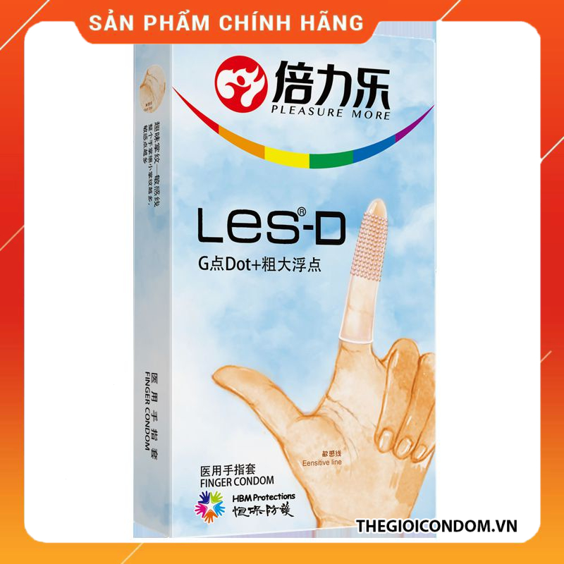 Bao Cao Su Ngón Tay Pleasure More Hộp 8 Siêu Mỏng, Có Gai, An Toàn (4)