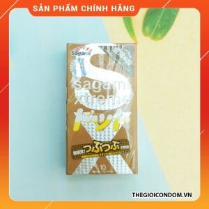 Bao Cao Su Sagami Feel Up Chính Hãng Siêu Mỏng, Gai Nhỏ, Nhiều Gel (4)