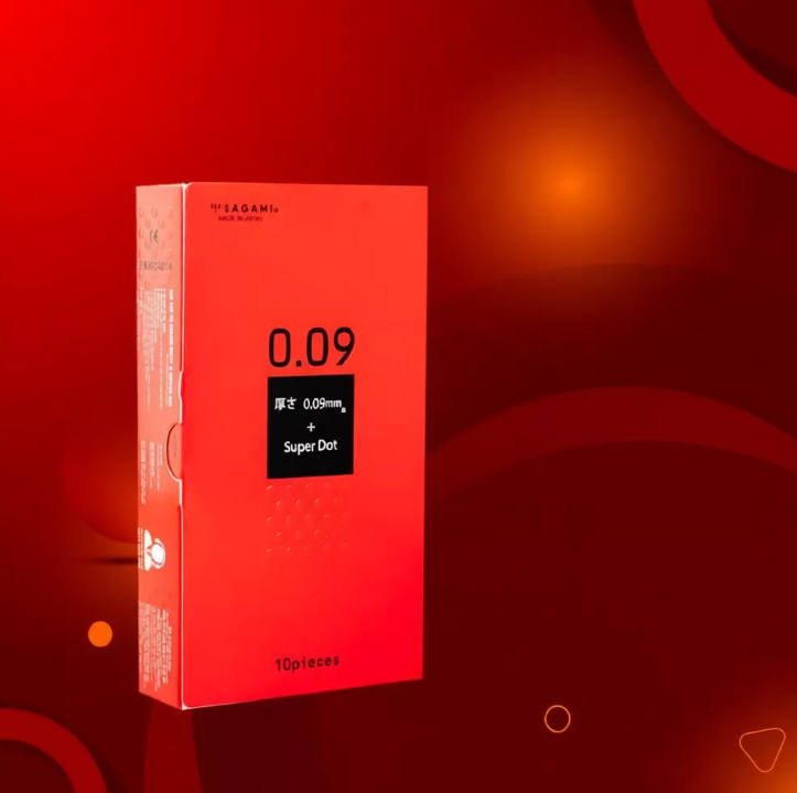 Bao Cao Su Sagami Super Dot 009 Có Gai Dày 0.09mm Hộp 10 Chiếc Chính Hãng (2)
