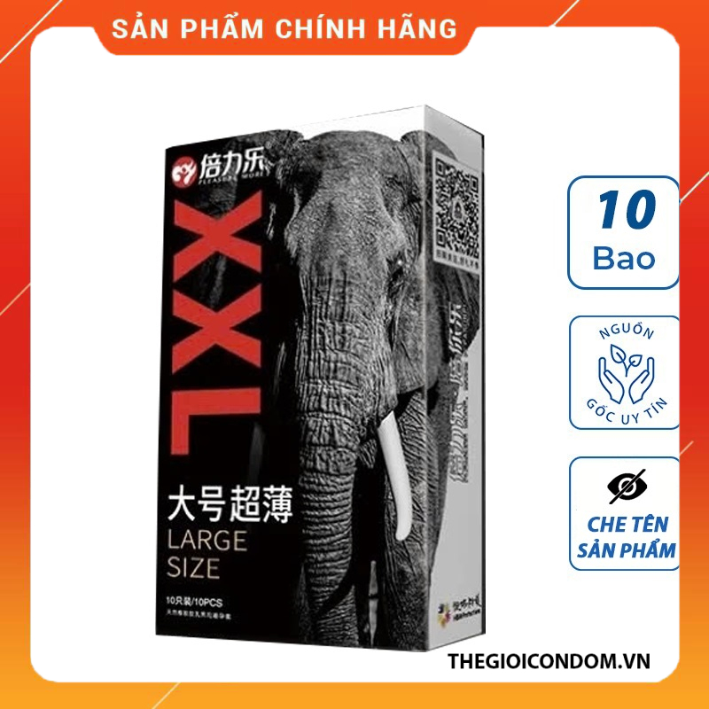 Bao Cao Su Size Lớn 58mm XXL Siêu Mỏng 0.04mm, Kéo Dài Thời Gian (1)