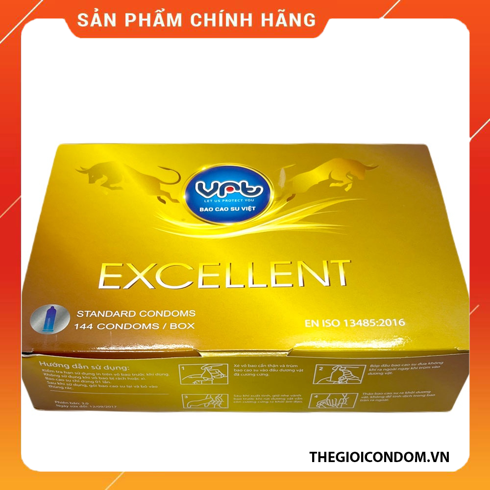 Bao Cao Su VRT Excellent Hộp 144 Chiếc Chính Hãng Giá Rẻ Nhất (3)