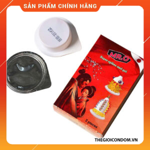 Bao Cao Su Siêu Gai Nhiều Gel MR.O Công Nghệ Nhật Bản Hộp 2 Cái (2)