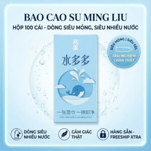 Bao Cao Su Cá Heo Ming Liu 100 Cái Siêu Mỏng Nhiều Gel Bôi Trơn Gốc Nước (3)