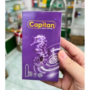Bao Cao Su Capitan Longer Lasting Kéo Dài Thời Gian Hộp 12 Cái Chính Hãng (1)