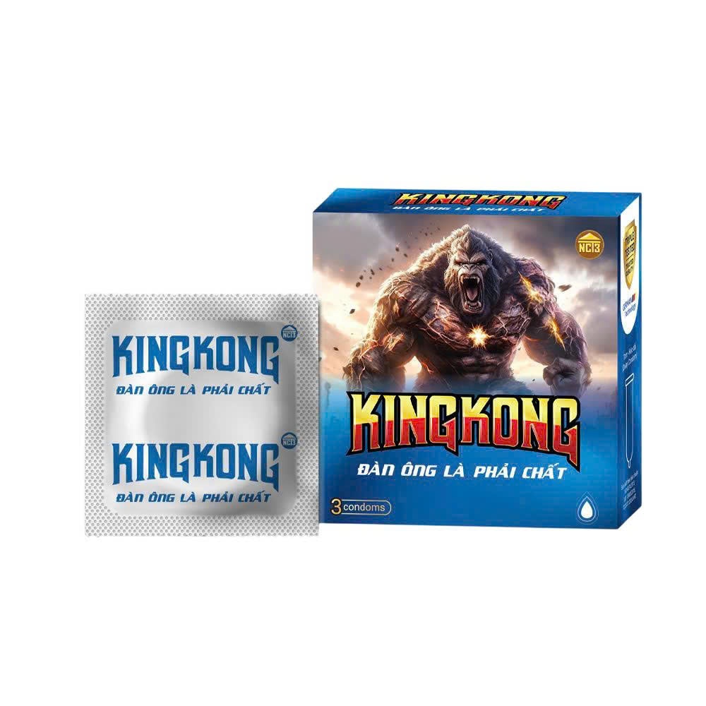 Bao Cao Su KingKong Kéo Dài Thời Gian 12 Chiếc Chính Hãng Gân Gai An Toàn Giá Tốt (3)
