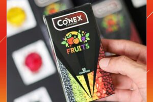 Bao Cao Su Conex Fruits Hương Trái Cây Size 52mm Siêu Mỏng 0.03mm Nhiều Gel Chính Hãng