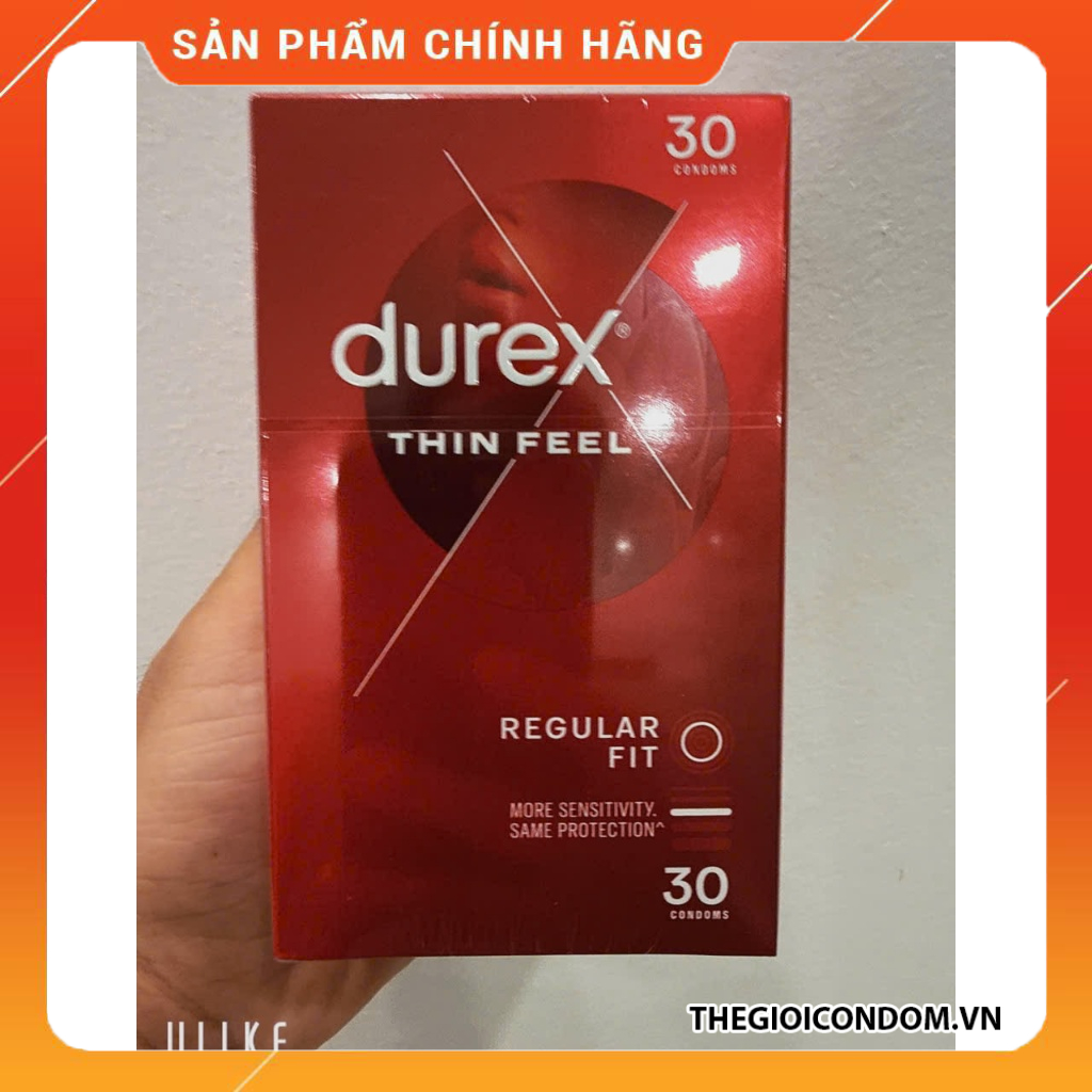 Bao Cao Su Durex 30 Miếng Hàng Nội Địa Úc Chính Hãng Siêu Mỏng 56mm (2)