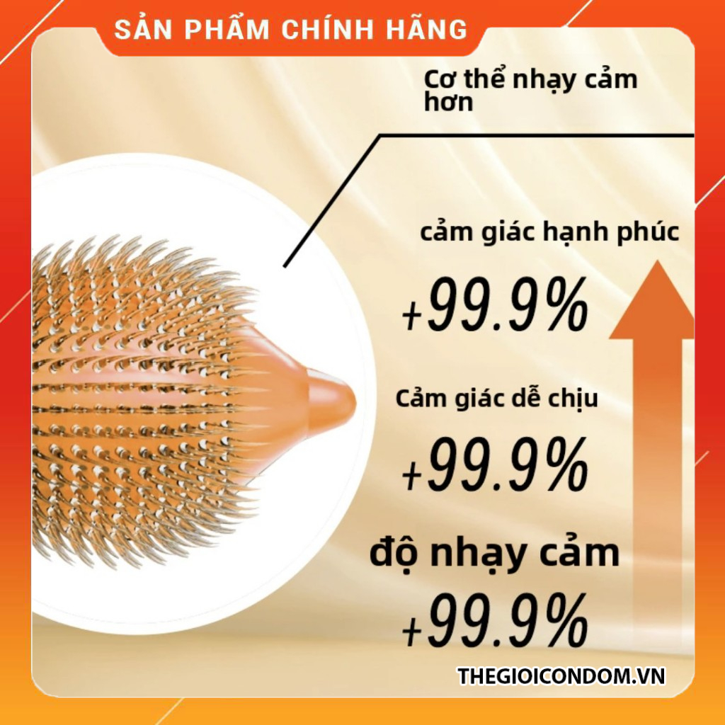 Bao Cao Su Siêu Gai Lưỡi Mèo OLO 52mm Hộp 10 Cái Chính Hãng (8)