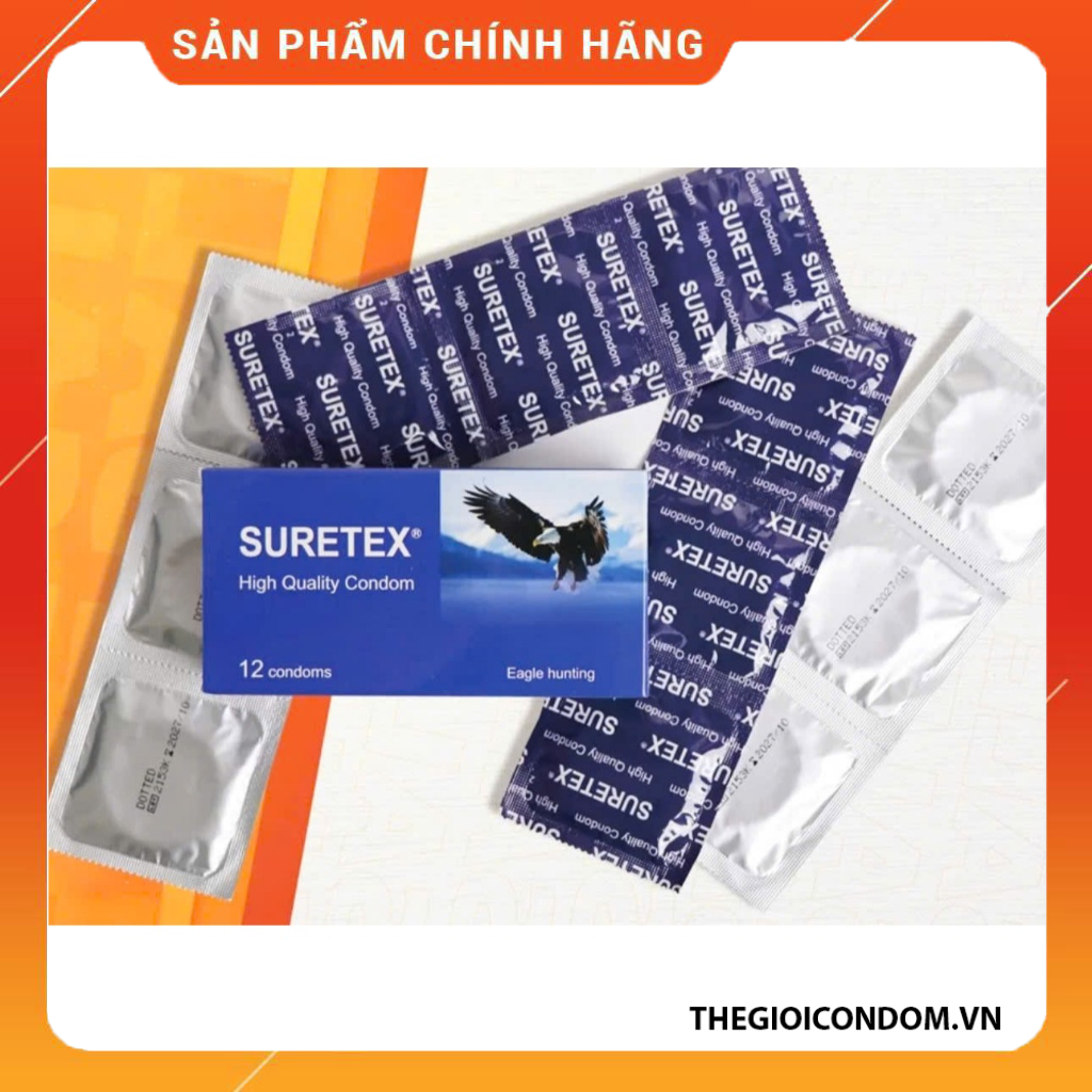 Bao Cao Su Suretex Đại Bàng Có Gai Hộp 12 Cái Chính Hãng (2)